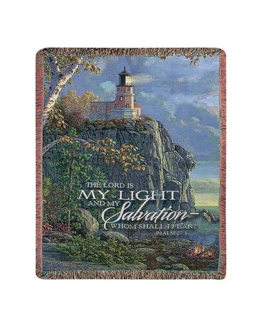 Sympathy Throw Guiding Light Flower Arrangement