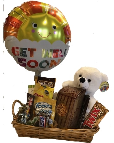 Get Well Soon Basket Gift Basket