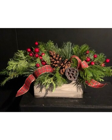 Holiday Simplicity Flower Arrangement