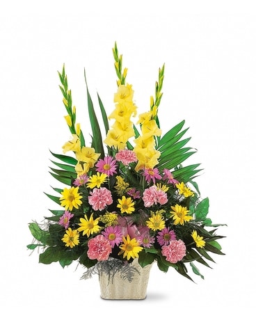 Designers Choice Traditional Funeral Arrangement Flower Arrangement