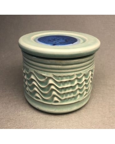 Aqua Butter Crock Gifts