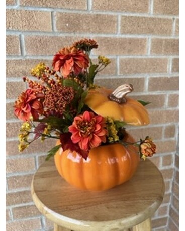 Autumn Pumpkin Dried Flowers