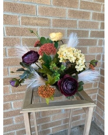 Autumn Bowl Dried Flowers