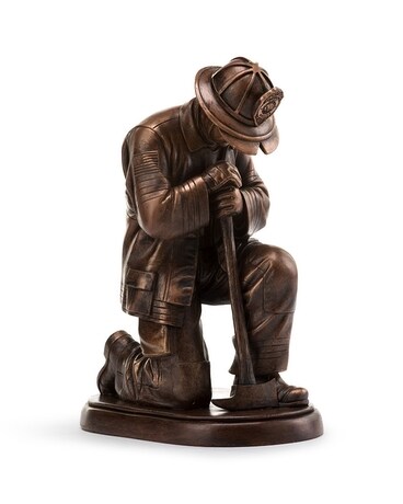Bronze Kneeling Fireman Gifts