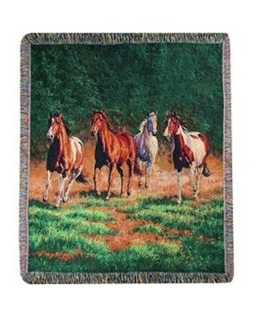 Evening Gold Tapestry Blanket Throw Gifts