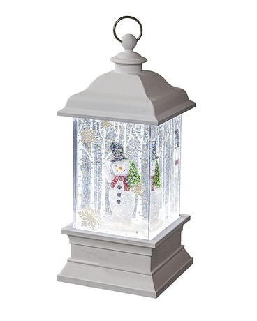 LED Light Up Shimmer Snowman Lantern Gifts