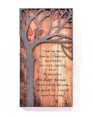 Family Tree Wall Plaque Gifts