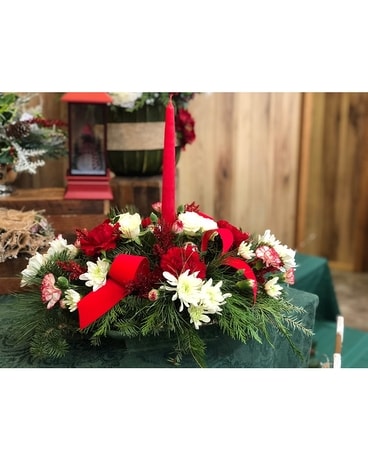 Yuletide Greetings Flower Arrangement