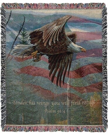 May Freedom Fly Forever Tapestry Blanket Throw Gifts