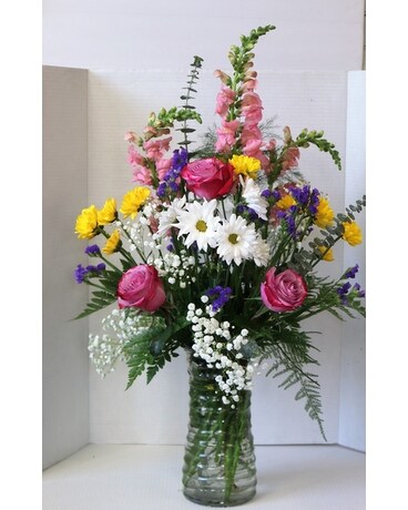 Cottage Garden Flower Arrangement