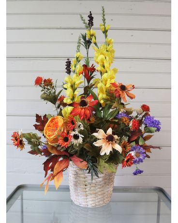 Mixed Autumn Flowers Flower Arrangement