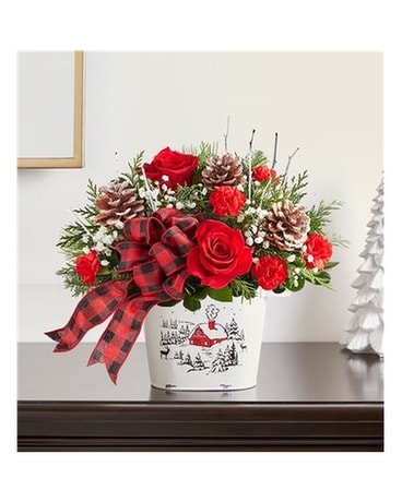 Countryside Christmas Bouquet Flower Arrangement
