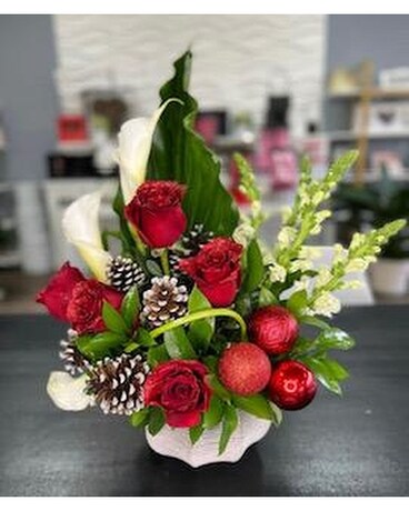 All I Want For Christmas Is You Flower Arrangement