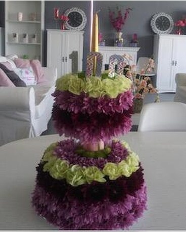100 BIRTHDAY Flower Arrangement