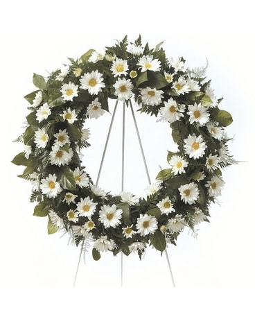 The Daisy Wreath Flower Arrangement