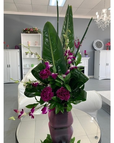 Meet Me At Midnight Flower Arrangement