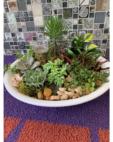 Mom's Paradise Garden Flower Arrangement