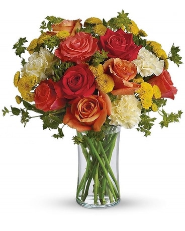 Citrus Kissed Flower Arrangement