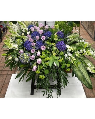Deepest Sympathy Casket Spray Funeral Casket Spray Flowers