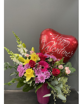 Blinkie Pink Flower Arrangement