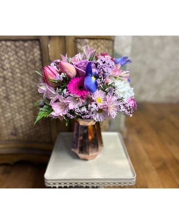 Rose Gold Glory Flower Arrangement