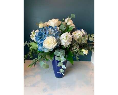 Moody Blues Flower Arrangement