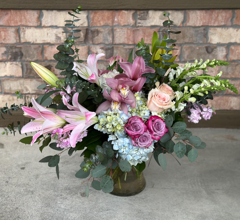 Faithfull Lilies Flower Arrangement