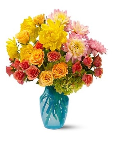 South Beach Blooms Flower Arrangement