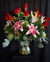 One Dozen (As Shown) size,  inches height and  inches wide.