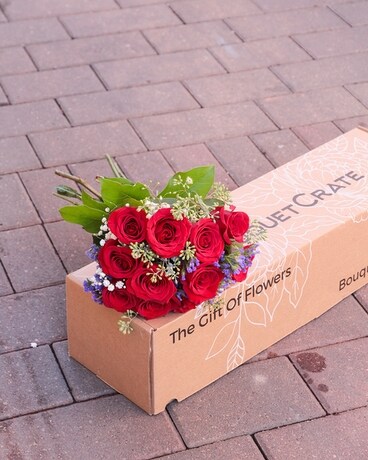 BouquetCrate Rose - Standard Flower Arrangement