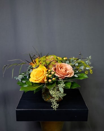 Autumn Rose Garden Flower Arrangement