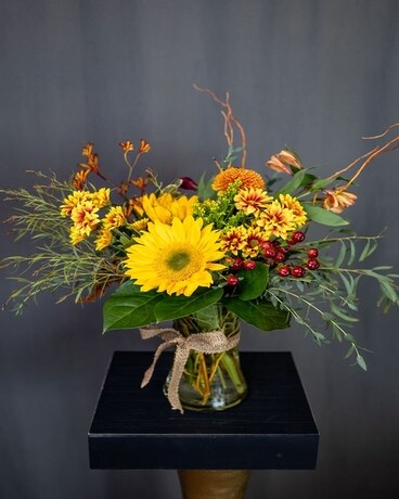 Sweater Weather Flower Arrangement
