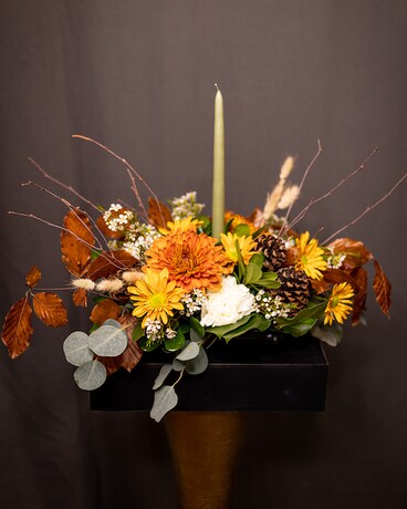 Woodsy Thanksgiving Flower Arrangement