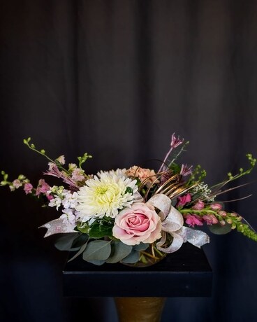 Snow Bunny Flower Arrangement