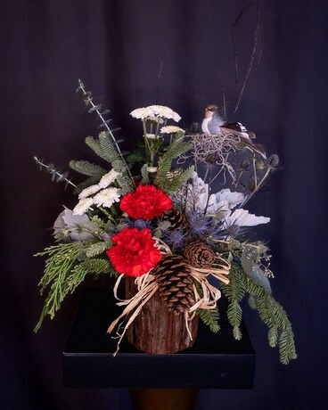 Colorado Christmas Flower Arrangement