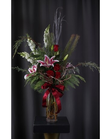 Winter Shimmer Flower Arrangement