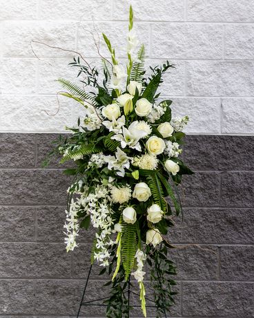Standing Spray Funeral Arrangement