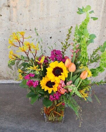Here Comes The Sun Flower Arrangement