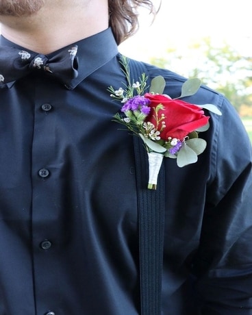 Custom Rose Boutonniere Corsage
