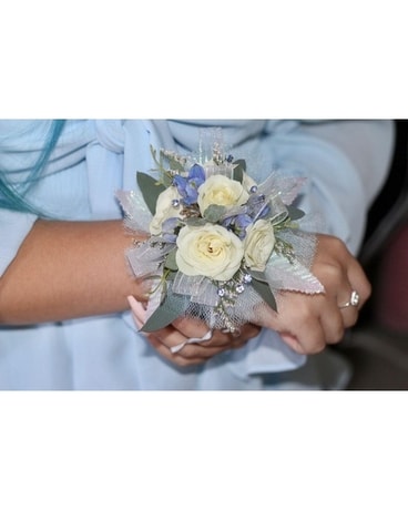 Custom Rose Wristlet Flower Arrangement