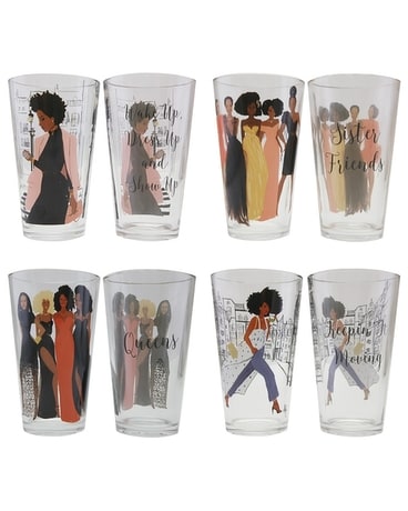 Set Of 4 Drinking Glasses $35.00 Gifts