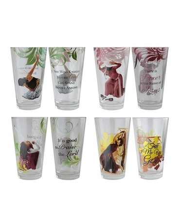 Set Of 4 Drinking Glasses $35.00 Gifts