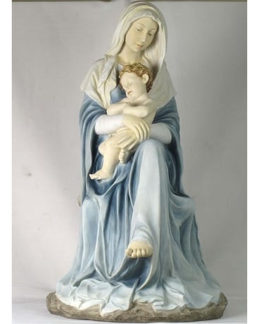 Madonna Holding Infant Jesus Sleeping $425.00 Gifts