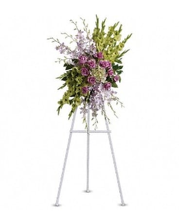 Heavenly Sentiments Spray Flower Arrangement