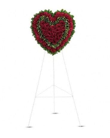 Majestic Heart Flower Arrangement