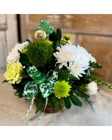 Pearson's Lucky Basket Flower Arrangement