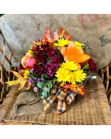 Pearson's Pretty Plaid Squared Flower Arrangement