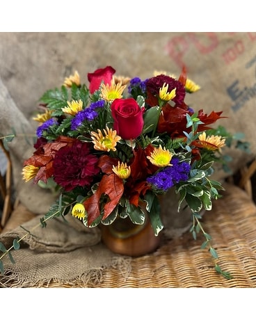 Pearson's Copper Top Flower Arrangement