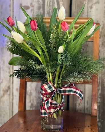Pearson's Holiday Tulips Flower Arrangement