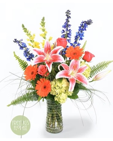 Birthday Wishes Flower Arrangement